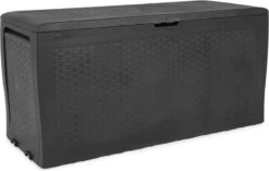 Keter Samoa Opbergbox - 270 L - 117x45x57 Cm - Grafiet -Tuinmeubilair Verkoopwinkel 1200x762 1