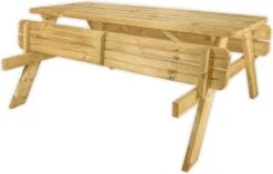 Goedkopepicknicktafels.nl | 180cm Lange Picknicktafel | Tuintafel 6 Persoons | De Luxe 180cm Lang | Geïmpregneerd Grenen Hout! -Tuinmeubilair Verkoopwinkel 1200x762