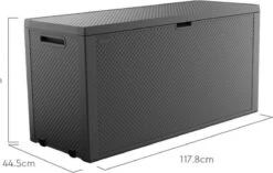 Keter Tuinkussen Opbergbox | 270 L | Tuinkussenbox | Tuinkast | Tuinbox -Tuinmeubilair Verkoopwinkel 1200x764 1