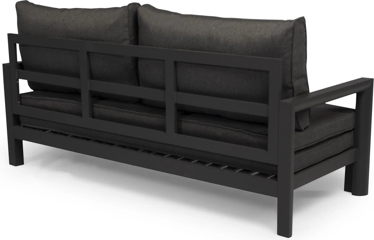 Merkloos Loungebed | Daybed | Uitschuifbare Tuinbank | 185 Cm | Zwart | Hoogwaardige Kwaliteit | Loungebank 2 Merkloos Loungebed | Daybed | Uitschuifbare Tuinbank | 185 Cm | Zwart | Hoogwaardige Kwaliteit | Loungebank - Afbeelding 2