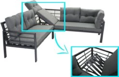 SenS-Line Elba Aluminium Loungeset | Met Koffietafel