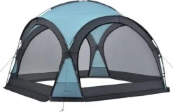 Pro-Tec Paviljoen Grästorp Met LED-verlichting 345x345x247 Cm Lichtblauw -Tuinmeubilair Verkoopwinkel 1200x778 2