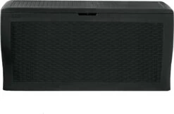 Keter Samoa Opbergbox - 270 L - 117x45x57 Cm - Grafiet -Tuinmeubilair Verkoopwinkel 1200x788