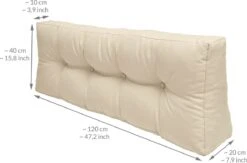 Beautissu Elements – Palletkussen 120x40cm - Rugkussen Natuur In Matraskussen Kwaliteit -Tuinmeubilair Verkoopwinkel 1200x790 1