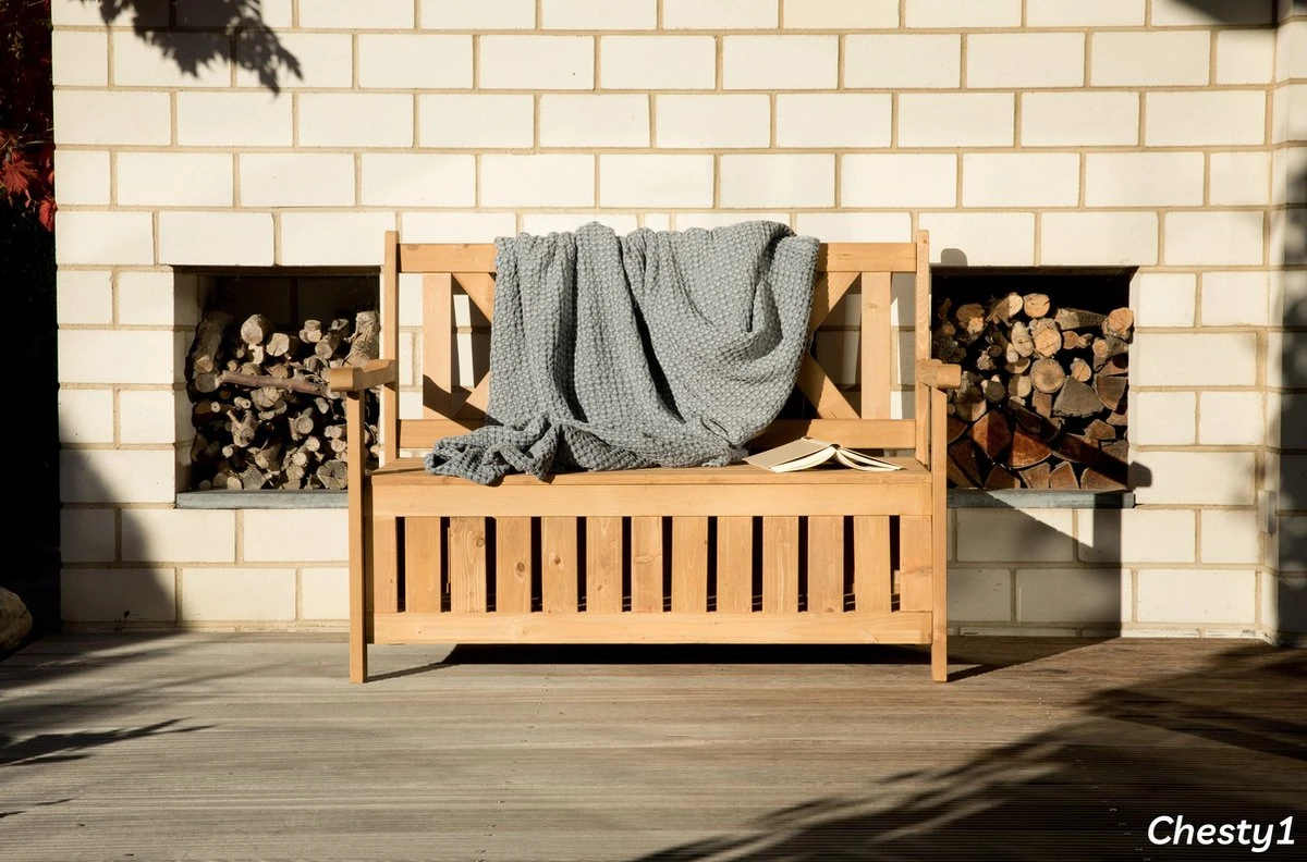 Needs&wants® Houten Tuinbank Met Opbergruimte, 2-zits Kistbank Houten Klassieke Bank Opslag, Grote Tuinopbergbank Van Massief Hout Weerbestendig Voor Buiten Tuin, Balkon, Terras, 115x61x85 Cm, Donker-bruin 7 Needs&wants® Houten Tuinbank Met Opbergruimte, 2-zits Kistbank Houten Klassieke Bank Opslag, Grote Tuinopbergbank Van Massief Hout Weerbestendig Voor Buiten Tuin, Balkon, Terras, 115x61x85 Cm, Donker-bruin - Afbeelding 7