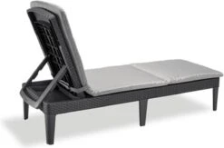 Allibert Jaipur Ligbed - 58x187,5x29 Cm - Grafiet -Tuinmeubilair Verkoopwinkel 1200x792