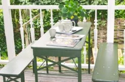 MaximaVida Inklapbare Biertafel Berlijn 120 X 50 Cm Olijfgroen - FSC Hout -Tuinmeubilair Verkoopwinkel 1200x793 1