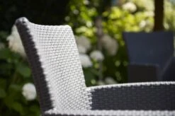 Allibert Iowa Tuinstoel - 60x62x89cm – Grafiet -Tuinmeubilair Verkoopwinkel 1200x798