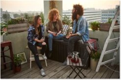 Keter Rockwood Opbergbox - 570L - 155x72.4x64.4cm - Grafiet -Tuinmeubilair Verkoopwinkel 1200x798 4