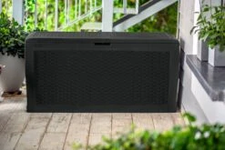 Keter Samoa Opbergbox - 270 L - 117x45x57 Cm - Grafiet -Tuinmeubilair Verkoopwinkel 1200x800 136