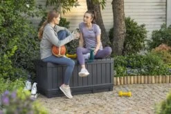 Keter Kentwood Opbergbox - 128x53.6x59 Cm - 350 L - Grafiet -Tuinmeubilair Verkoopwinkel 1200x800 177
