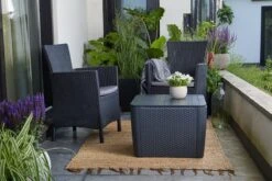 Allibert Iowa Tuinstoel - 60x62x89cm – Grafiet -Tuinmeubilair Verkoopwinkel 1200x800 2