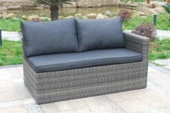 MaxxGarden Loungeset – Rattan Hoekset - 4 Persoons - Incl. Salontafel - Grijs -Tuinmeubilair Verkoopwinkel 1200x800 208