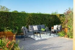 Garden Impressions Durban Loungeset - 4-delig - Zwart -Tuinmeubilair Verkoopwinkel 1200x800 232