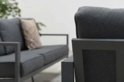 Garden Impressions Durban Loungeset - 4-delig - Zwart -Tuinmeubilair Verkoopwinkel 1200x800 241