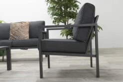 Garden Impressions Durban Loungeset - 4-delig - Zwart -Tuinmeubilair Verkoopwinkel 1200x800 242