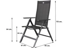 Hartman Aruba Aluminium Tuinstoel - Antraciet Verstelbaar -Tuinmeubilair Verkoopwinkel 1200x800 25