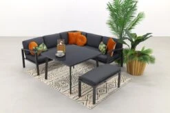Wellington Lounge Dining Set - Carbon Black -Tuinmeubilair Verkoopwinkel 1200x800 260