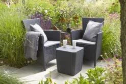 Allibert Iowa Tuinstoel - 60x62x89cm – Grafiet -Tuinmeubilair Verkoopwinkel 1200x800 3