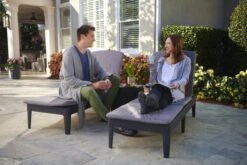 Allibert Jaipur Ligbed - 58x187,5x29 Cm - Grafiet -Tuinmeubilair Verkoopwinkel 1200x800 35