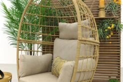 Lola Egg Relaxstoel - Natural Sand - Mand Stoel -Tuinmeubilair Verkoopwinkel 1200x800 39