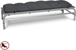 Beautissu Flair RL – Ligbedkussen Tuinkussen Ligstoel – Zonnebed Kussen Voor Tuin Meubelen 190x60x8 Cm Antraciet -Tuinmeubilair Verkoopwinkel 1200x801 15
