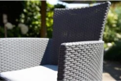 Allibert Iowa Tuinstoel - 60x62x89cm – Grafiet -Tuinmeubilair Verkoopwinkel 1200x804