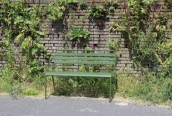 MaximaVida Metalen Tuinbank Max 120 Cm Olijfgroen -Tuinmeubilair Verkoopwinkel 1200x809 4