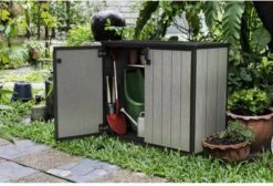 Keter Patio Store Opbergkast - 139,5x77x120cm - Grijs -Tuinmeubilair Verkoopwinkel 1200x817 2