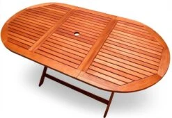 Merkloos Tuintafel Acaciahout - 160x85x75cm - FSC-gecertificeerd -Tuinmeubilair Verkoopwinkel 1200x828 2