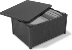 Allibert Arica Tuintafel - 79x59,5x42 Cm - Grafiet -Tuinmeubilair Verkoopwinkel 1200x836 1