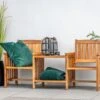 Tuindeco - Tete-a-Tete Houten Tuinbank - Loveseat Van Mahonie Hardhout