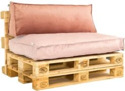 2L Home & Garden Rugkussen Velvet Oud Roze - 120 X 40cm -Tuinmeubilair Verkoopwinkel 1200x870