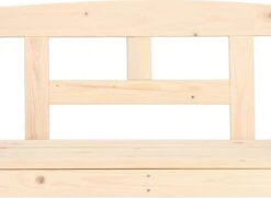 Merkloos Springos Tuinbank | Tuinbankje | Zitbank Buiten | Naaldhout | 119 X 78 X 45 Cm | Licht -Tuinmeubilair Verkoopwinkel 1200x881