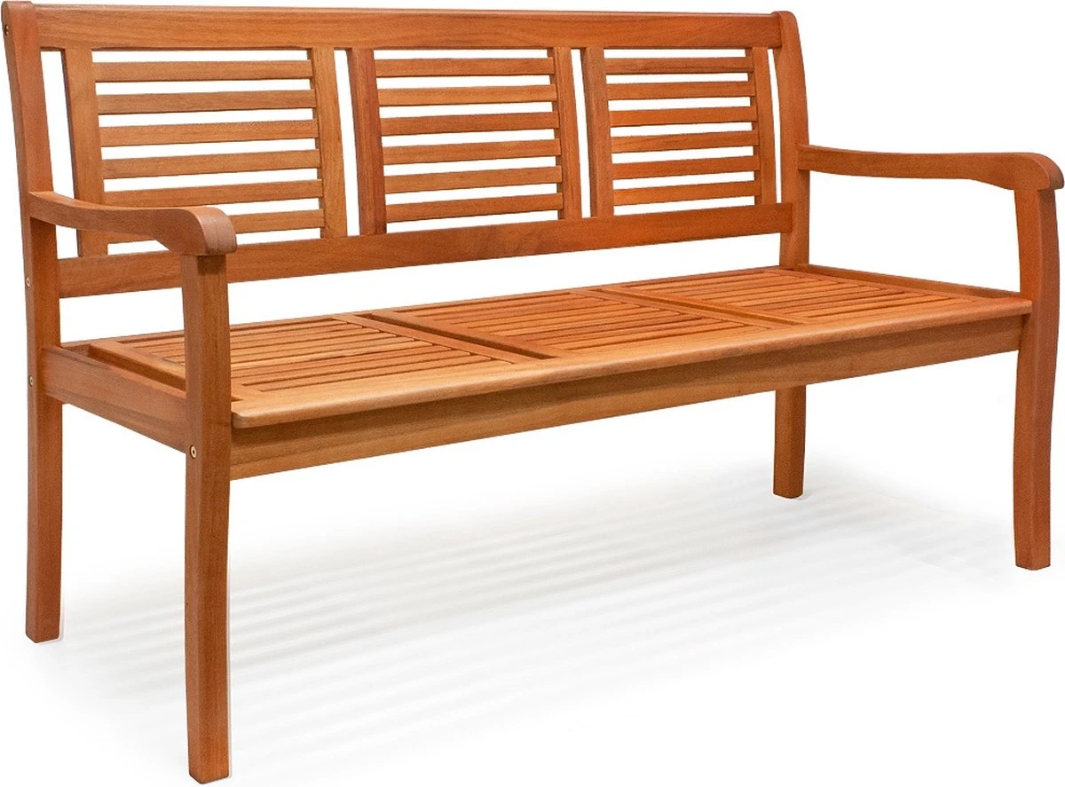 Casaria Tuinbank - FSC®-Gecertificeerd Eucalyptushout - 153cm Bruin 2 Casaria Tuinbank - FSC®-Gecertificeerd Eucalyptushout - 153cm Bruin - Afbeelding 2