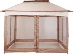 Outsunny Paviljoen Met Zijwanden Partytent Tuintent Popup 3,25 X 3,25 M Khaki 840-166 16 Outsunny Paviljoen Met Zijwanden Partytent Tuintent Popup 3,25 X 3,25 M Khaki 840-166 -Tuinmeubilair Verkoopwinkel 1200x893 9