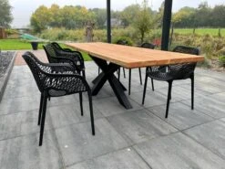Tuinstoel - Air XL - Zwart - Siesta -Tuinmeubilair Verkoopwinkel 1200x899
