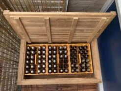 Kleine Teakhouten Tuinbank Met Opbergruimte - 100 X 60 X 90 Cm - Duurzaam Teakhout - Blijft Strak En Mooi - Sterke Constructie Om Lang Mee Te Gaan -Tuinmeubilair Verkoopwinkel 1200x899 3