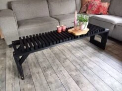 Tuinbank Design 2023 - 150CM - Grenen Hout - Zwart -Tuinmeubilair Verkoopwinkel 1200x900 14