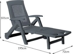 Casaria Ligstoel Zircone – Verstelbaar/Wielen Tot 120 Kg – Antraciet 12 Casaria Ligstoel Zircone – Verstelbaar/Wielen Tot 120 Kg – Antraciet -Tuinmeubilair Verkoopwinkel 1200x901 1