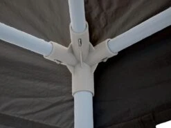 Garden Royal Partytent 3x3m Grijs Met 2 Zijwanden -Tuinmeubilair Verkoopwinkel 1200x901 9