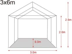 MaxxGarden Partytent - Paviljoen - 3x6m - Incl. Zijwanden - Waterdicht - Zwart 11 MaxxGarden Partytent - Paviljoen - 3x6m - Incl. Zijwanden - Waterdicht - Zwart -Tuinmeubilair Verkoopwinkel 1200x902 4