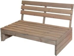 Pro Garden Palletbank - 120 Cm - 2-zits