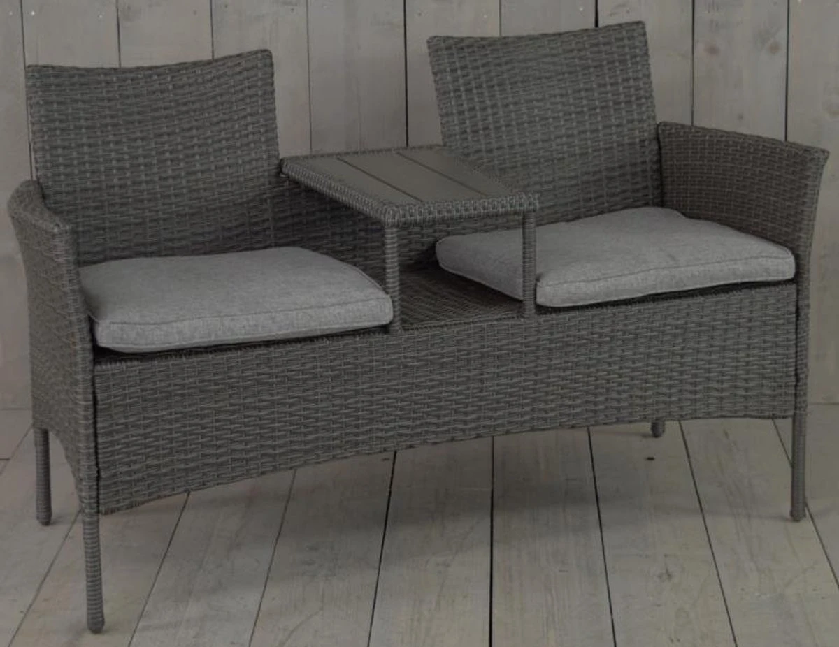 Kynast Memphis Wicker Bank- Tete-a-tete