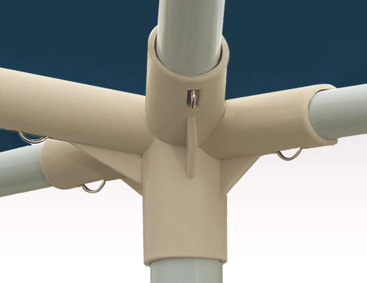 MaxxGarden Partytent Feesttent Paviljoen - 300 X 400 X 250 Cm - Zijwanden - Blauw 5 MaxxGarden Partytent Feesttent Paviljoen - 300 X 400 X 250 Cm - Zijwanden - Blauw - Afbeelding 5