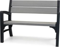 Keter Montero Tuinbank – 2-personen - 120x61x91cm - Grafiet -Tuinmeubilair Verkoopwinkel 1200x954