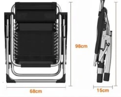 Brulo - Ligstoel Tuin - Ligstoelen - Strandstoel Opvouwbaar - Tuinstoel - Incl Tafel En Hoofdkussen -Tuinmeubilair Verkoopwinkel 1200x956