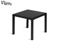 Intimo Ligbeddenset + Tafel - Zwart - 163x60x65/45x45x40 -Tuinmeubilair Verkoopwinkel 1200x960 1