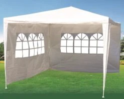 Garden Royal Partytent - 2 Zijwanden - 3 X 3 M - Wit -Tuinmeubilair Verkoopwinkel 1200x962