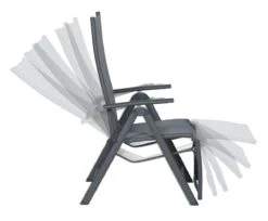 Garden Impressions - Sol Verstelbare Tuinstoel - Aluminium - Zwart -Tuinmeubilair Verkoopwinkel 1200x990